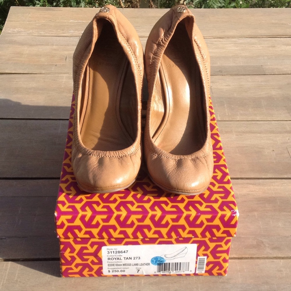 Tory Burch Eddie Wedge Shoes -  Size 7